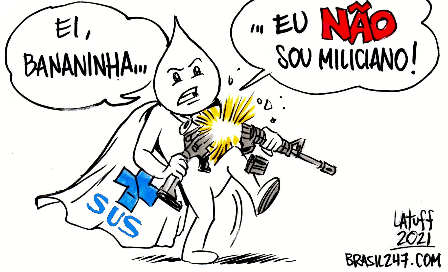 Arte de Carlos Latuff de 2021.