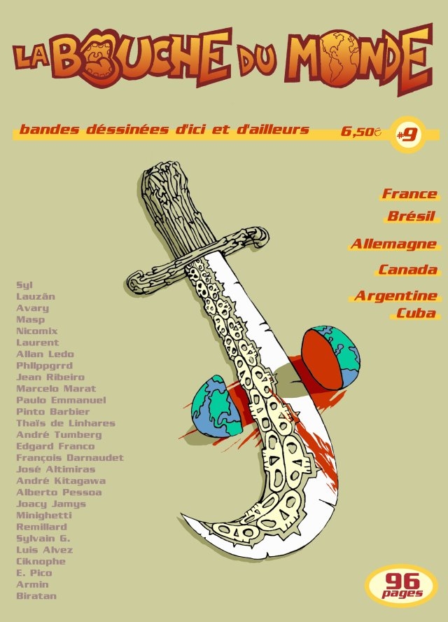 Allan Ledo participou das edições 8 e 9 da revista francesa La Bouche du Monde